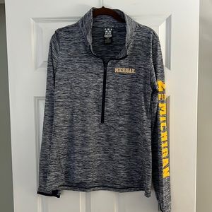 PINK University of Michigan 1/2 zip.